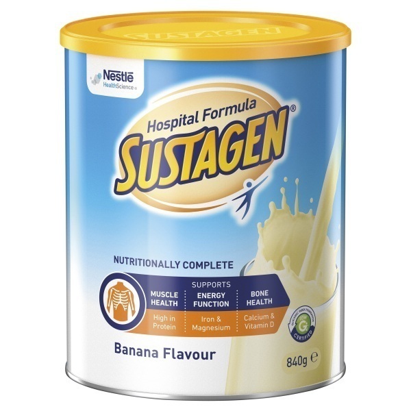 Sustagen Powder Hospital Formula Banana 840g Can - Sustagen product image for SEO optimization