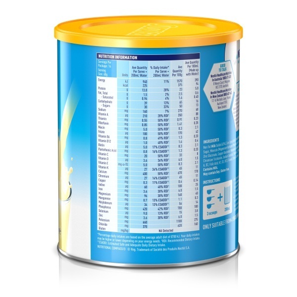 Sustagen Powder Hospital Formula Banana 840g Can - Image 2