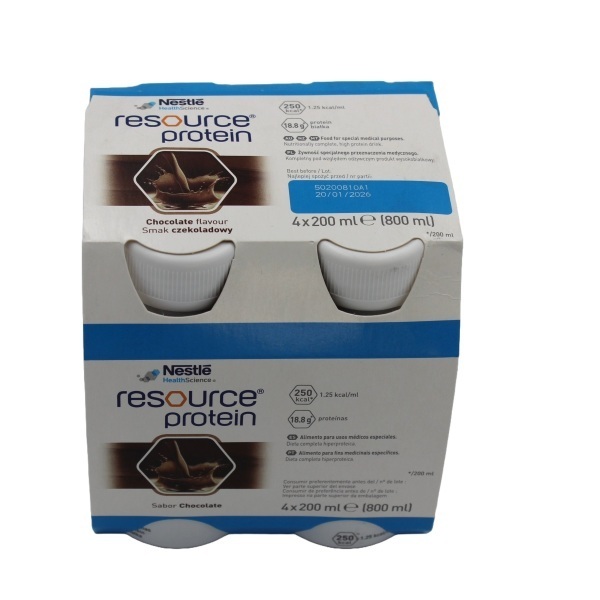 Resource Protein Chocolate 200ml Bottle Pack 4 - Image 4