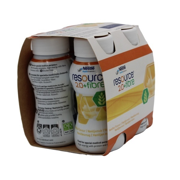 Resource 2.0 Fibre Vanilla Bottle 200mL Pack 4 - Image 3