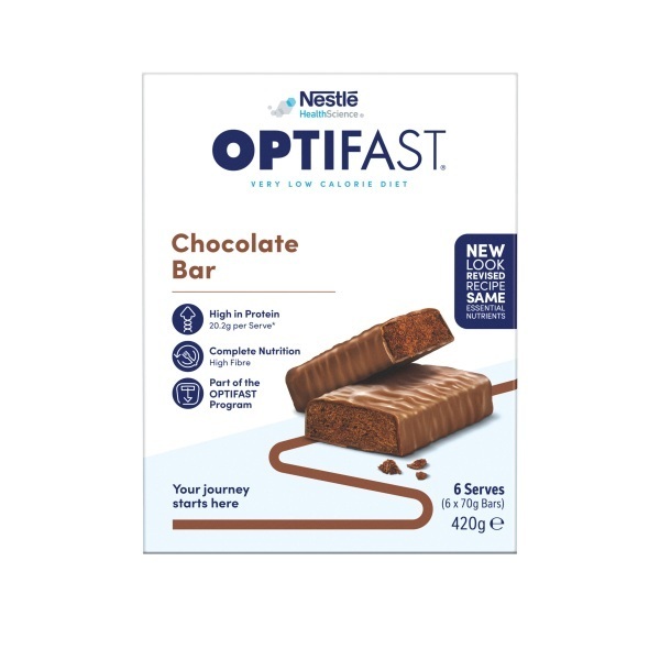 Optifast Very Low Calorie Diet Bar Chocolate 70g Bars Pack 6 - Image 3