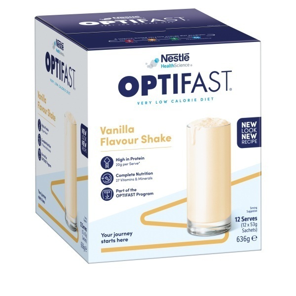 Optifast Very Low Calorie Diet Shake Vanilla 53g Pack 12 - Optifast product image for SEO optimization