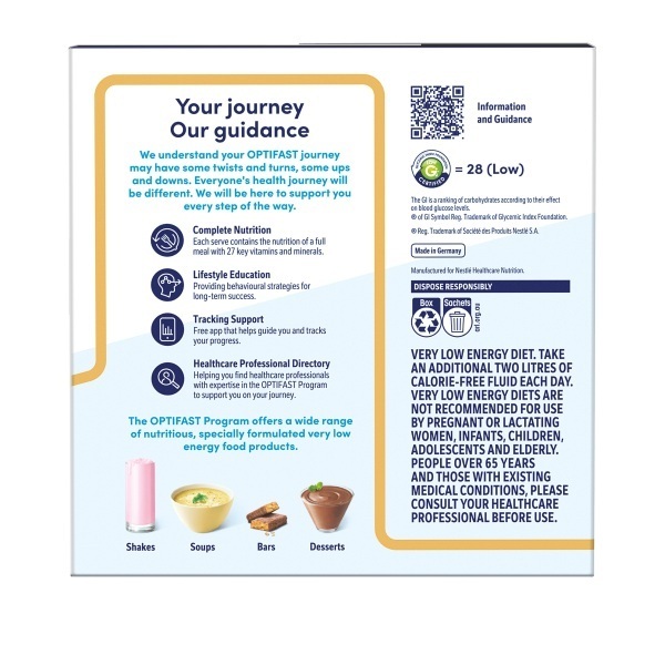 Optifast Very Low Calorie Diet Shake Vanilla 53g Pack 12 - Image 4