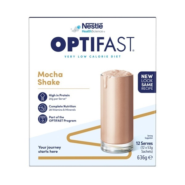 Optifast Very Low Calorie Diet Shake Mocha 53g Pack 12 - Image 2