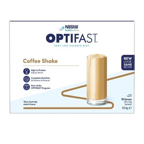 Optifast Very Low Calorie Diet Shake Coffee 53g Pk18 - Image 2