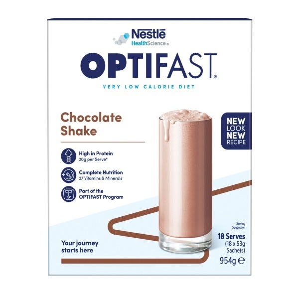 Optifast Very Low Calorie Diet Shake Chocolate 53g Pack 18 - Image 3