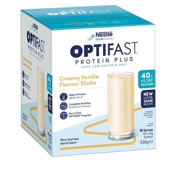 Optifast Protein Plus Shake Vanilla 63g Pack 10 - Optifast product image for SEO optimization