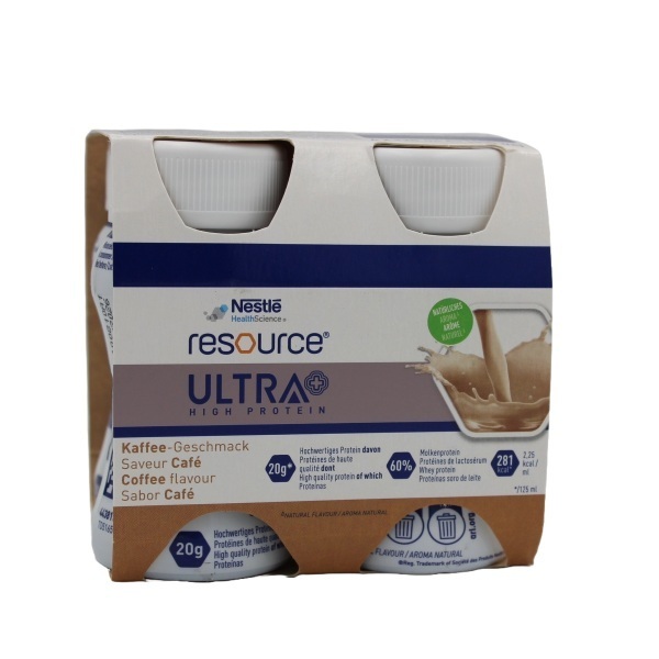 Resource Ultra Plus Coffee 125ml Pack 4 - Image 2