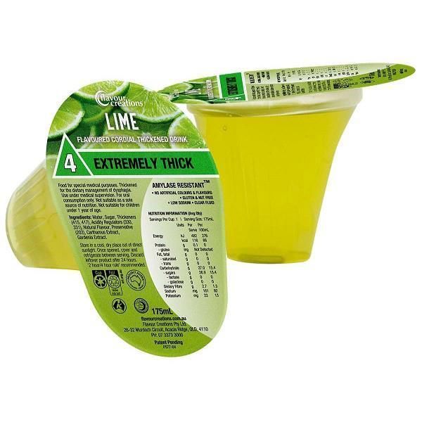 Flavour Creations Lime Cordial Drink 175mL Level 4 Extremely Thick - Flavour Creations product image for SEO optimization