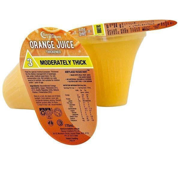 Flavour Creations Orange Juice 175mL Level 3 Moderately Thick - Flavour Creations product image for SEO optimization