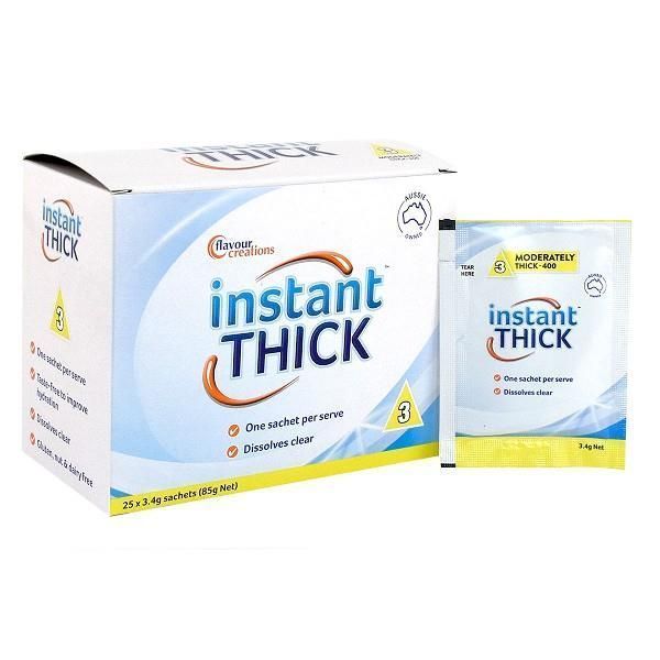 Instant THICK Thickening Powder 3.4g Level 3 Moderate Box 25 - Instant THICK product image for SEO optimization
