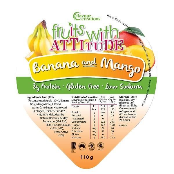 Fruits With Attitude Banana and Mango 110g - Image 2