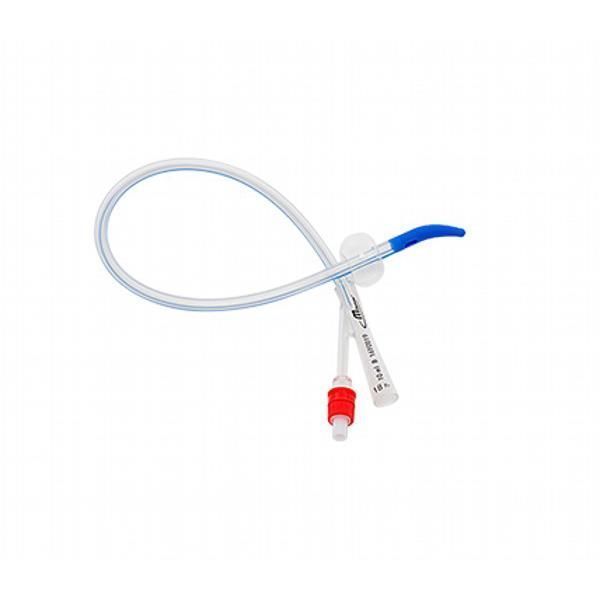 Image of mDevices Foley Catheter Tiemann Tip Silicone 2-Way 18Fr 10mL 41cm Box 10 by mDevices