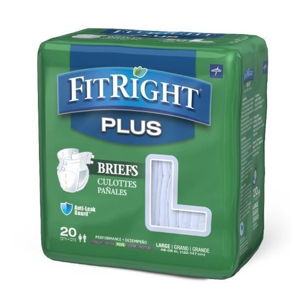 Image of FitRight Plus Briefs Large 122-147cm 1 Pk 20 by FitRight