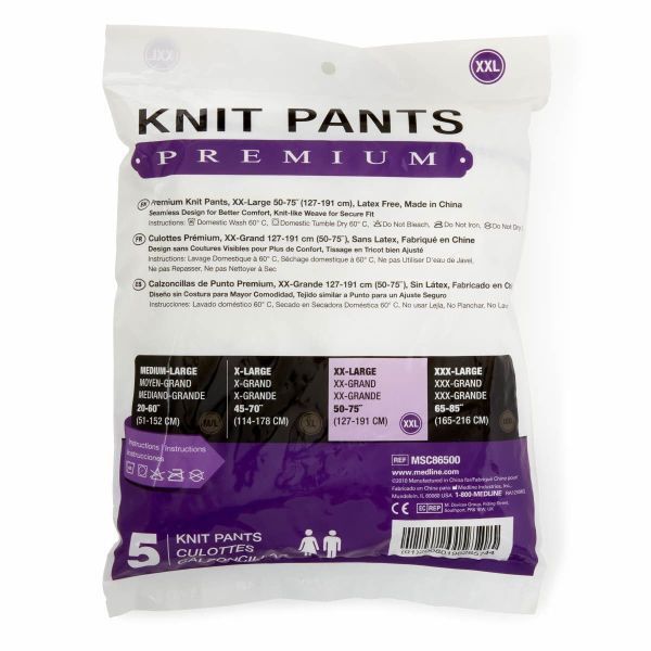 Image of Premium Knit Pants 2XL 127-191cm Ctn 100 by Medline