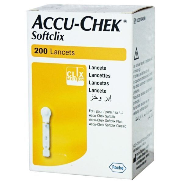 ACCU-CHEK AccuChek SOFTCLIX Lancets Pack of 200 product image for SEO and accessibility