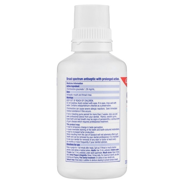 Savacol Alcohol Free Mouthrinse 300ml - Image 3