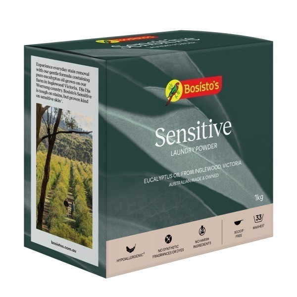 Bosistos Bosistos Sensitive Laundry Powder 1kg product image for SEO and accessibility