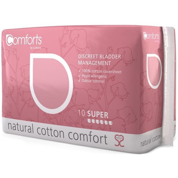 Image of Comforts Super Pads 10's 500ml by Comforts