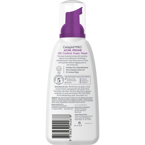 Cetaphil PRO Acne Foam Wash 236ml - Image 3