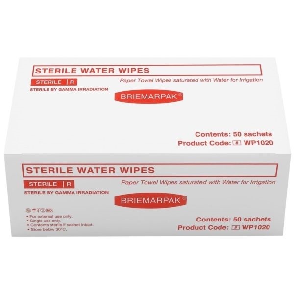 Briemarpak Briemarpak Sterile Paper Towel Water Wipes Carton 1000 product image for SEO and accessibility