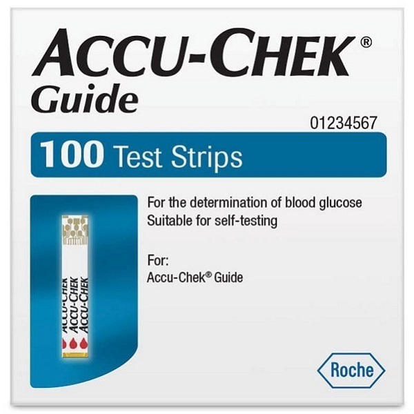ACCU-CHEK AccuChek Guide Test Strips Pack 100 product image for SEO and accessibility