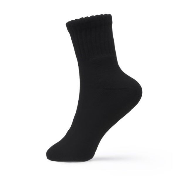 Underworks Underworks All Day Socks Ladies Mid Crew Walk Black Size 5-8 1 Pair product image for SEO and accessibility