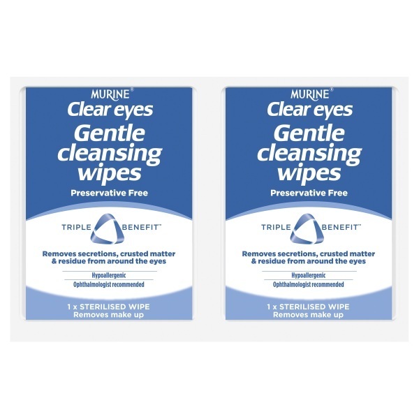 Murine Clear Eye Wipes Pack 30 - Image 3