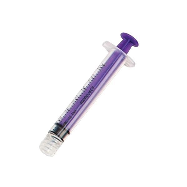 Monoject Enteral Feeding Syringe with ENFit Connector 3 mL - Monoject product image for SEO optimization