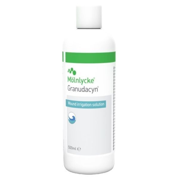 Granudacyn Negative Pressure Wound Therapy Solution 500ml - Granudacyn product image for SEO optimization