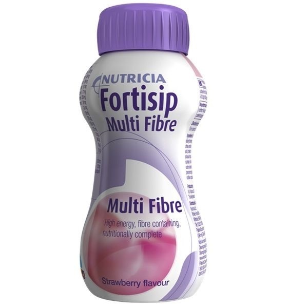 Fortisip Multi Fibre Strawberry 200mL Bottle - Fortisip product image for SEO optimization