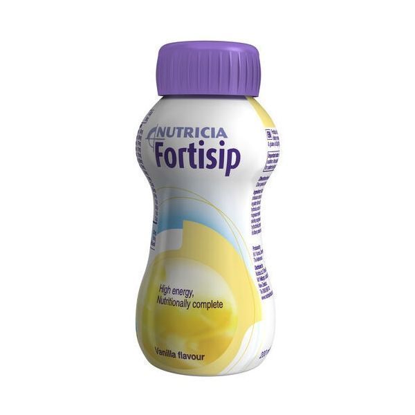 Fortisip Vanilla 1.5kCal 200ml Bottle - Fortisip product image for SEO optimization