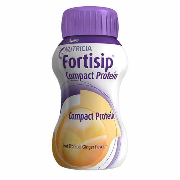 Fortisip Compact Protein Hot Tropical Ginger 125ml Pack 4 - Fortisip product image for SEO optimization