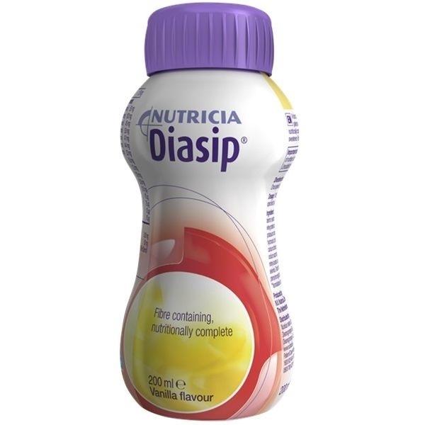 Diasip 200ml Bottle Vanilla Carton 24 - Nutricia product image for SEO optimization