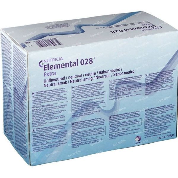 Elemental 028 Extra Powder 100g Sachets Box 10 - Elemental product image for SEO optimization