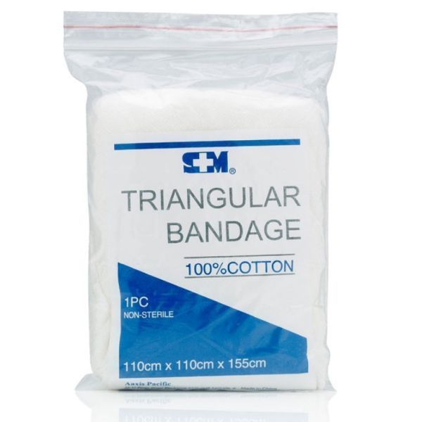 Bandage Triangular Cotton 110cmx110cmx155cm Box 12 - Surgical & Medical Products product image for SEO optimization