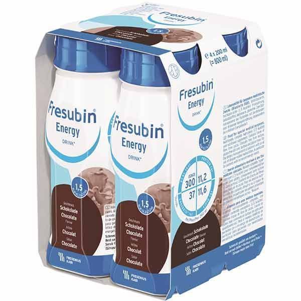 Fresubin Energy Drink Chocolate 200mL Easybottle Pack 4 - Fresubin product image for SEO optimization