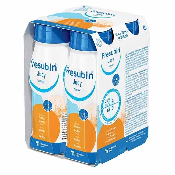Fresubin Jucy Drink 200mL Orange EasyBottle Pack 4