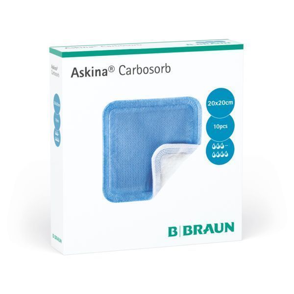Askina Carbosorb 20x20cm Box 10 - Askina product image for SEO optimization