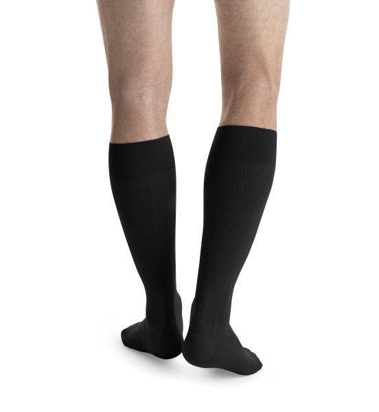 JOBST For Men Casual Knee High Medium Black 15-20mmHg - Image 4