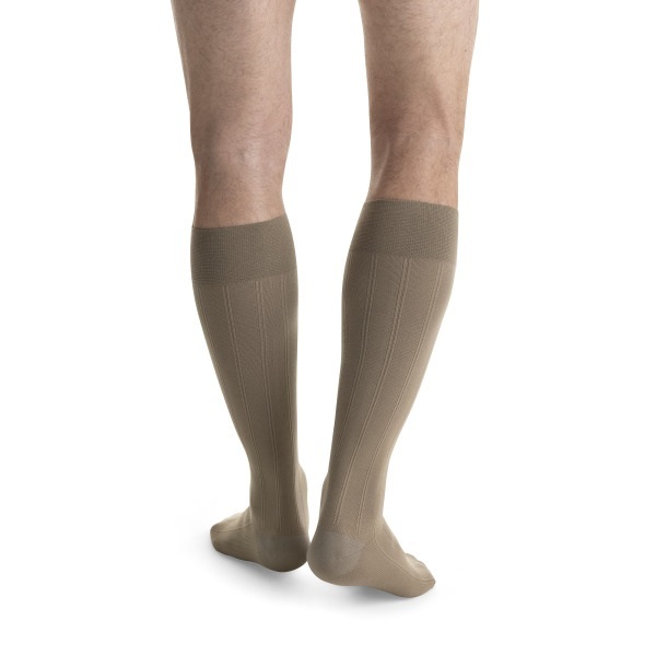 JOBST For Men Casual Knee High Medium Khaki 20-30mmHg - Image 2