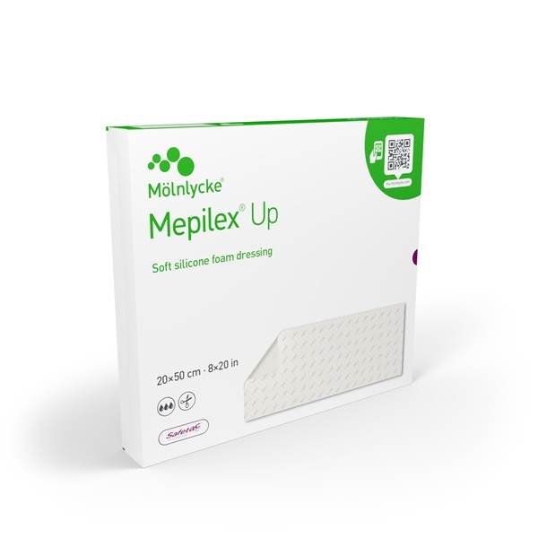 Mepilex Up 20cm x 50cm Soft Silicone Foam Dressing Sterile Box 2