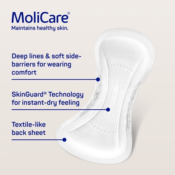 MoliCare Premium Lady Pads 4 Drop 782ml Pack 14 - Image 3
