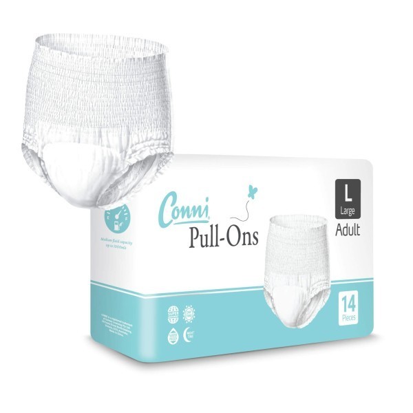 Conni Pull-Ons Large 85-110cm 1000ml Pack 14