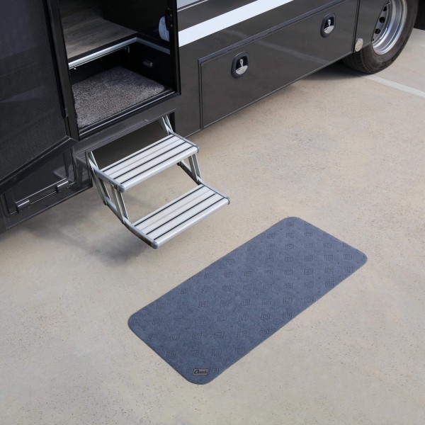 Conni Anti-Slip Floor Mat Mid Runner Grey 50cm x 115cm - Image 4