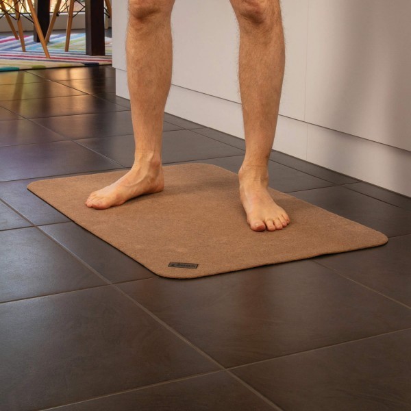 Conni Classic Anti-Slip Floor Mat Pebble 60cm x 90cm - Image 3