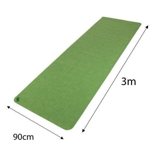 Conni Anti-Slip Floor Mat Marathon Runner Green 90cm x 300cm - Image 2