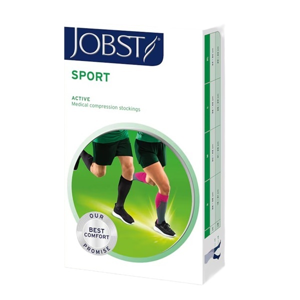 Jobst Sport Knee High Compression Sock 15-20mmHg Medium Pink
