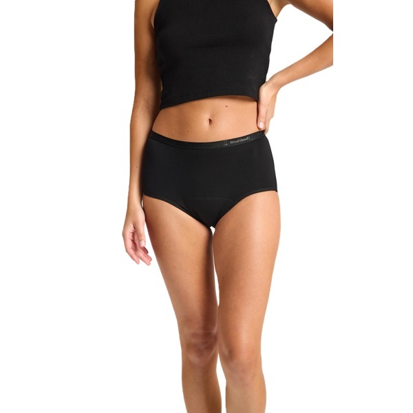 Modibodi Classic Full Brief Super Black Size 12/M