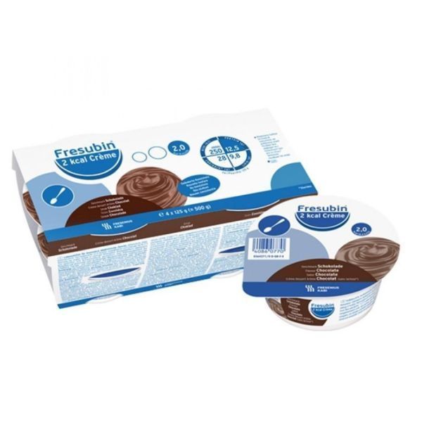 Fresubin 2 kcal Crème Chocolate 125g Cup Pack 4 - Fresubin product image for SEO optimization